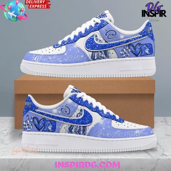 Tubopro Duke Blue Devils Air Low-Top Sneakers Shoes For Men And Women - Image 2