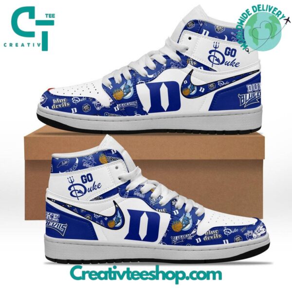Tubopro Duke Blue Devils AJ1 High Sneakers Shoes For Men And Women