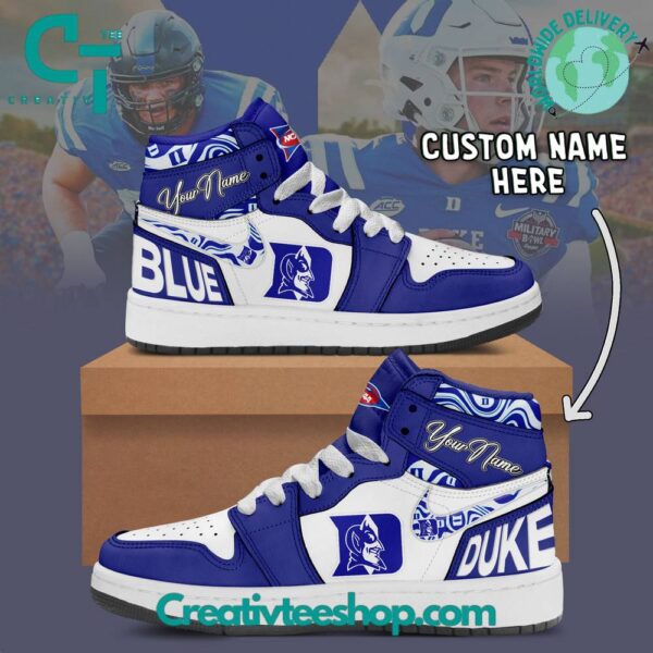 Tubopro Duke Blue Devils AJ1 High Sneakers Shoes For Men And Women