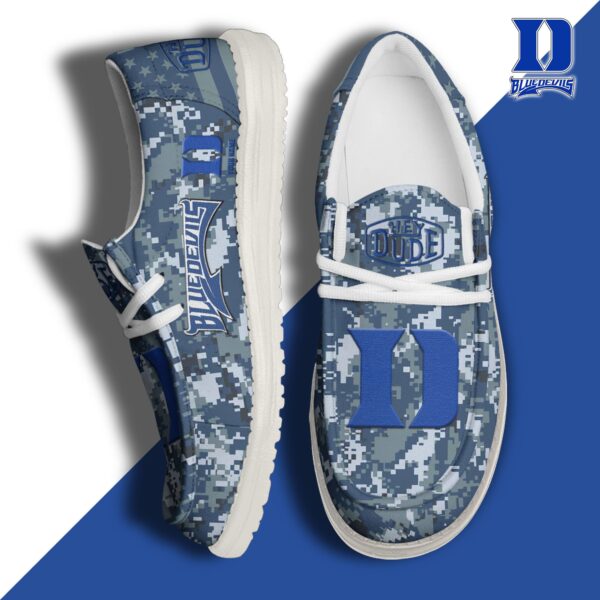 Tubopro Duke Blue Devils Personalized Hey Dude Shoes For Men And Women