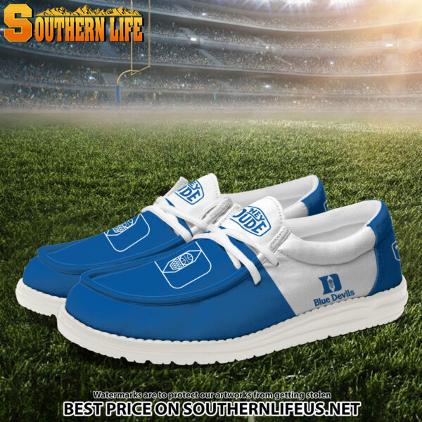 Tubopro Duke Blue Devils Personalized Hey Dude Shoes For Men And Women - Image 2