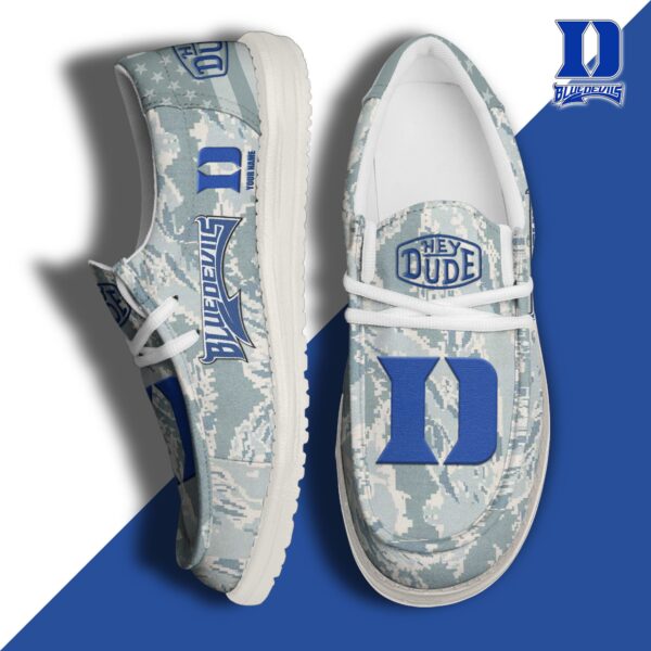 Tubopro Duke Blue Devils Personalized Hey Dude Shoes For Men And Women