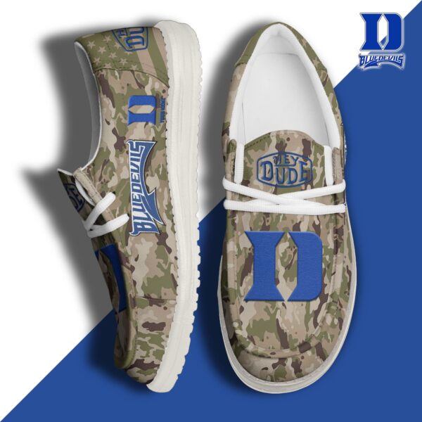 Tubopro Duke Blue Devils Personalized Hey Dude Shoes For Men And Women