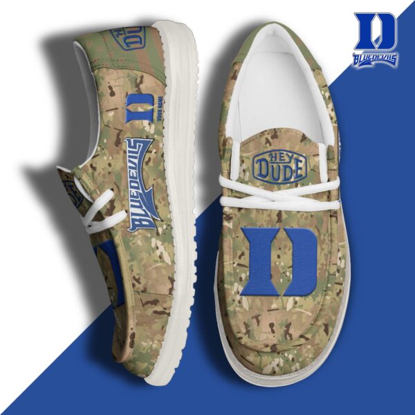 Tubopro Duke Blue Devils Personalized Hey Dude Shoes For Men And Women