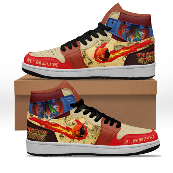 Tubopro Dungeons & Dragons AJ1 High Sneakers Shoes For Men And Women