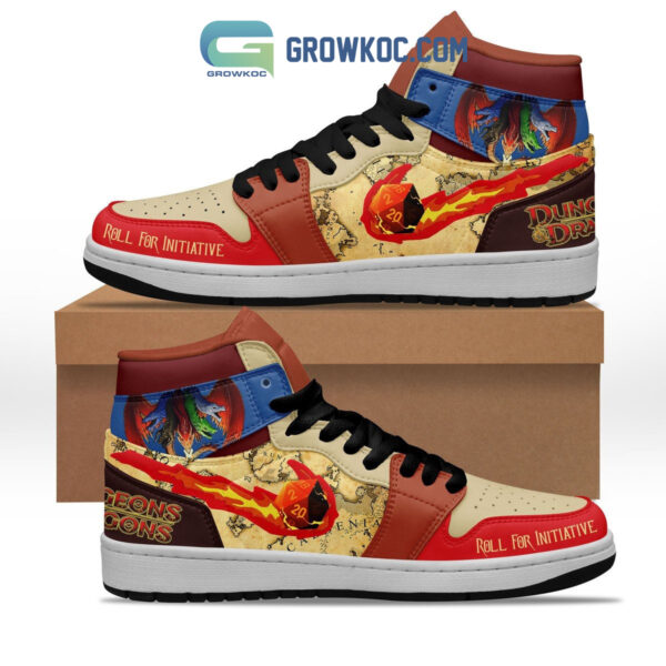 Tubopro Dungeons & Dragons Fan Love AJ1 High Sneakers Shoes For Men And Women