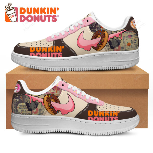 Tubopro Dunkin Donuts Air Low-Top Sneakers Shoes For Men And Women