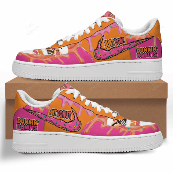 Tubopro Dunkin Donuts Air Low-Top Sneakers Shoes For Men And Women - Image 5
