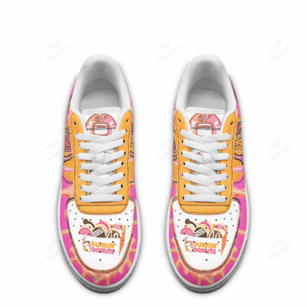 Tubopro Dunkin Donuts Air Low-Top Sneakers Shoes For Men And Women - Image 2