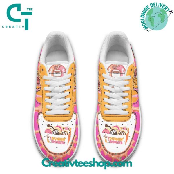 Tubopro Dunkin Donuts Air Low-Top Sneakers Shoes For Men And Women - Image 2