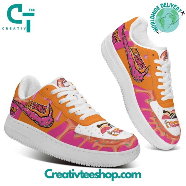 Tubopro Dunkin Donuts Air Low-Top Sneakers Shoes For Men And Women - Image 3