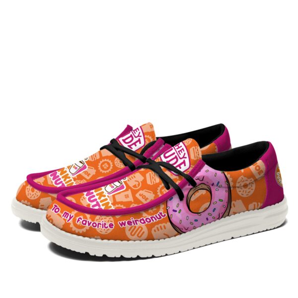 Tubopro Dunkin Donuts Personalized Hey Dude Shoes For Men And Women - Image 3
