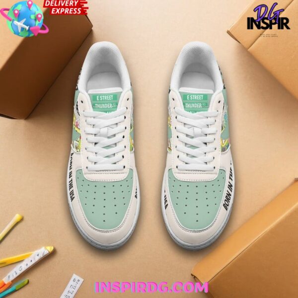 Tubopro E Street Band Born In The USA Air Low-Top Sneakers Shoes For Men And Women - Image 2