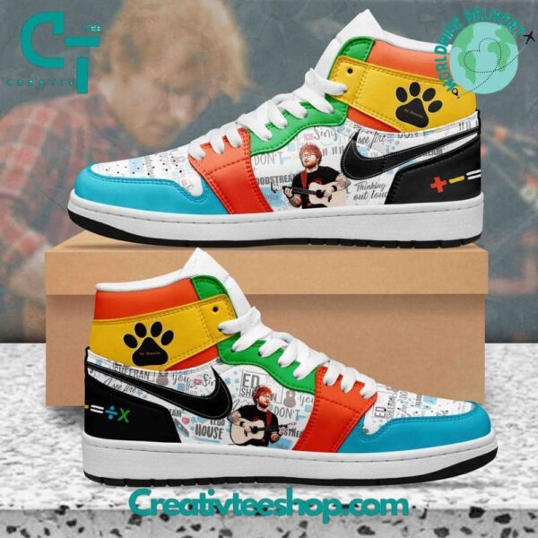 Tubopro Ed Sheeran AJ1 High Sneakers Shoes For Men And Women