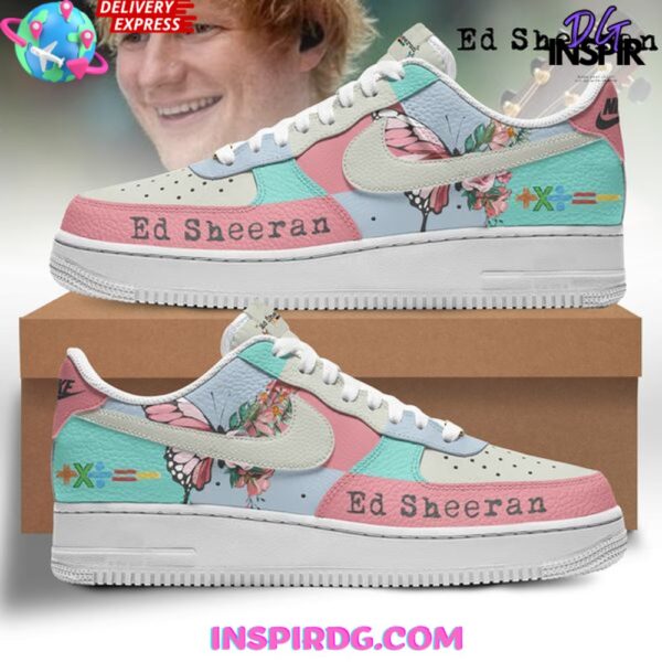 Tubopro Ed Sheeran Butterfly Air Low-Top Sneakers Shoes For Men And Women
