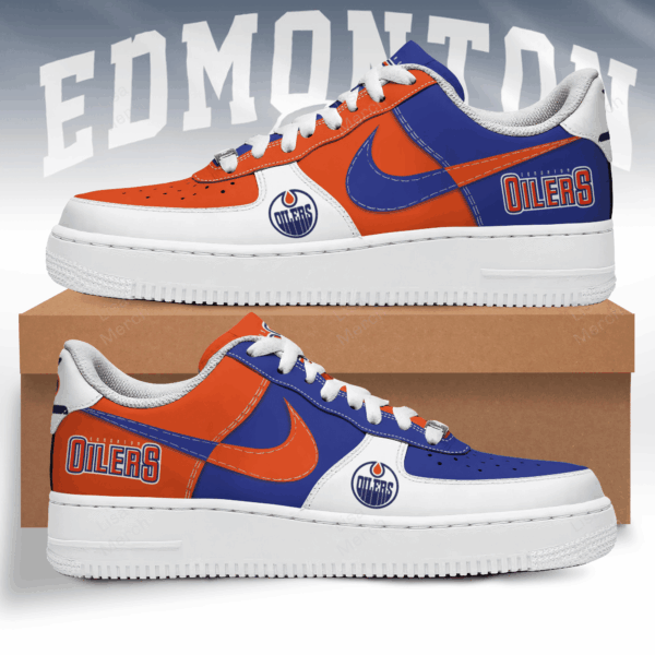 Tubopro Edmonton Oilers Air Low-Top Sneakers Shoes For Men And Women
