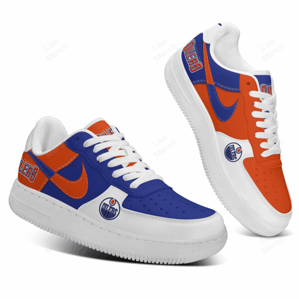 Tubopro Edmonton Oilers Air Low-Top Sneakers Shoes For Men And Women - Image 3