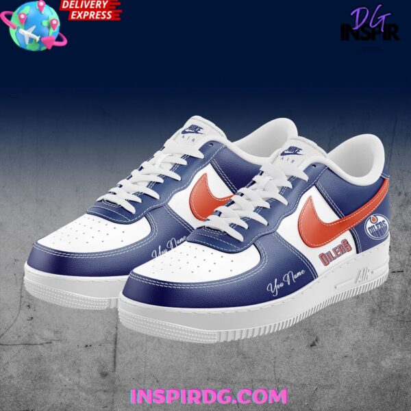 Tubopro Edmonton Oilers Air Low-Top Sneakers Shoes For Men And Women - Image 2