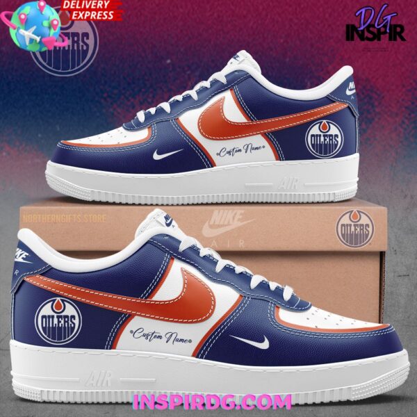 Tubopro Edmonton Oilers Air Low-Top Sneakers Shoes For Men And Women - Image 2
