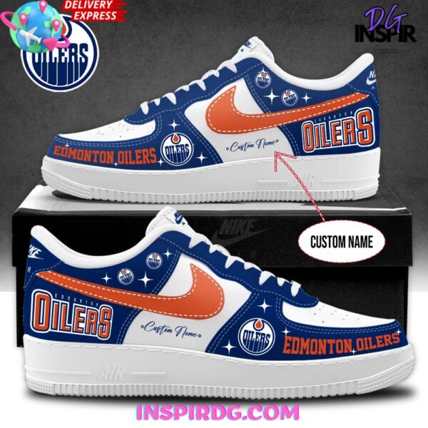 Tubopro Edmonton Oilers Air Low-Top Sneakers Shoes For Men And Women