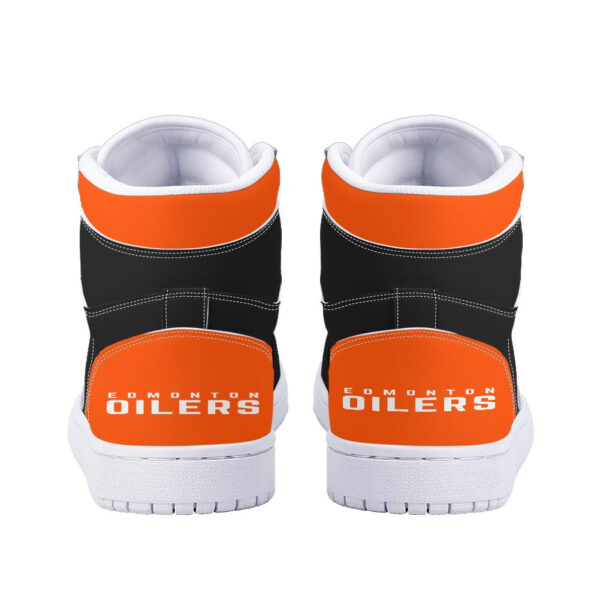 Tubopro Edmonton Oilers AJ1 High Sneakers Shoes For Men And Women - Image 4