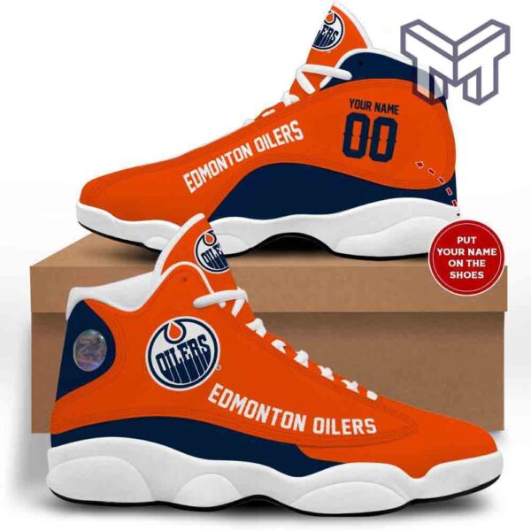 Tubopro Edmonton Oilers AJ13 Sneakers Shoes For Men And Women