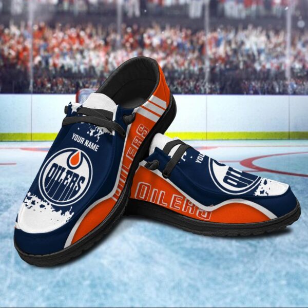 Tubopro Edmonton Oilers Hey Dude Shoes For Men And Women - Image 2