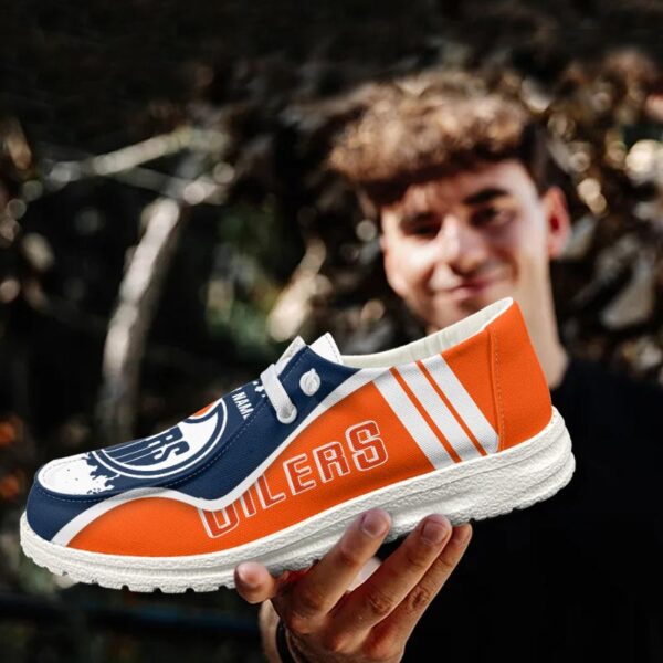 Tubopro Edmonton Oilers Hey Dude Shoes For Men And Women - Image 3