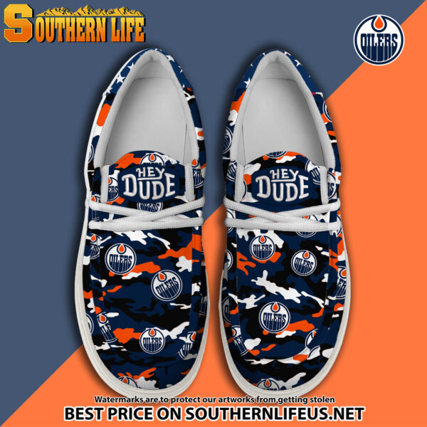 Tubopro Edmonton Oilers Personalized Hey Dude Shoes For Men And Women