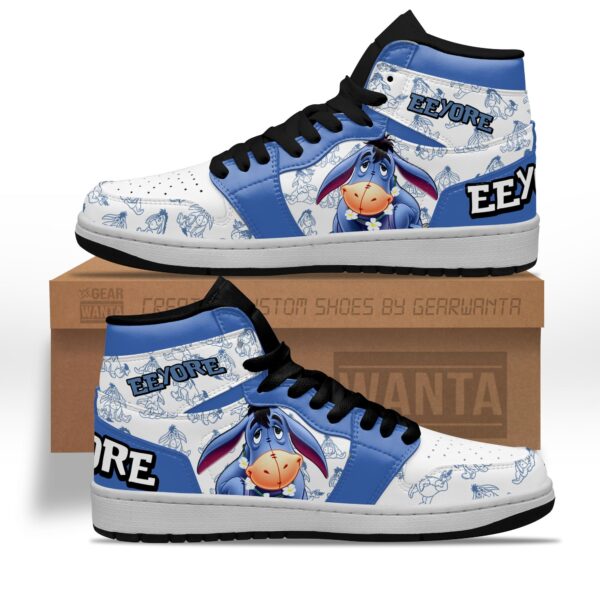 Tubopro Eeyore AJ1 High Sneakers Shoes For Men And Women