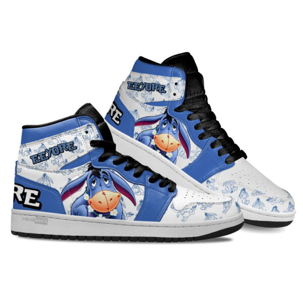 Tubopro Eeyore AJ1 High Sneakers Shoes For Men And Women - Image 3