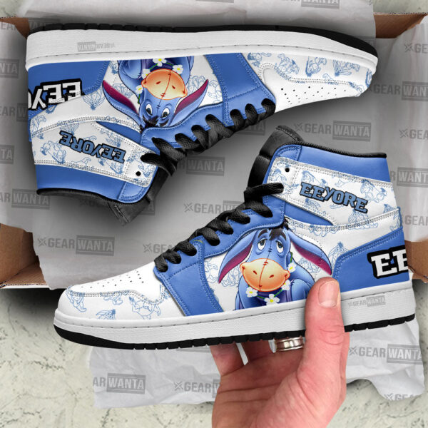 Tubopro Eeyore AJ1 High Sneakers Shoes For Men And Women - Image 2