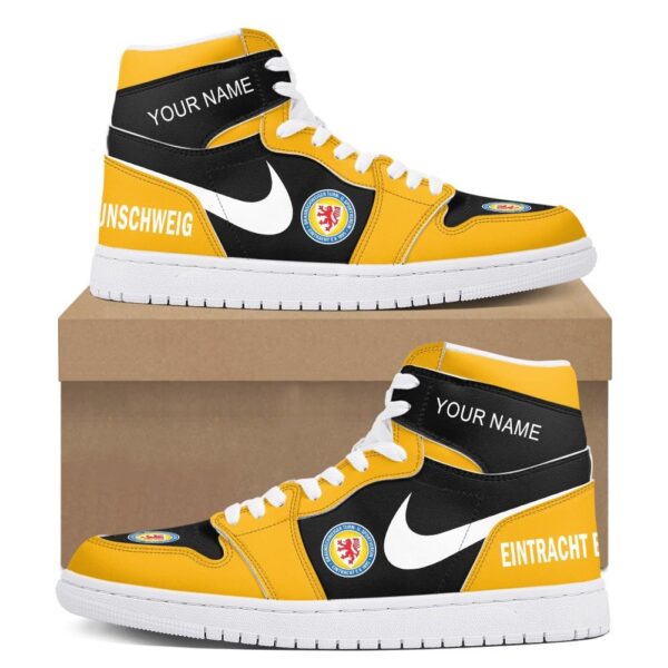Tubopro Eintracht Braunschweig AJ1 High Sneakers Shoes For Men And Women - Image 2