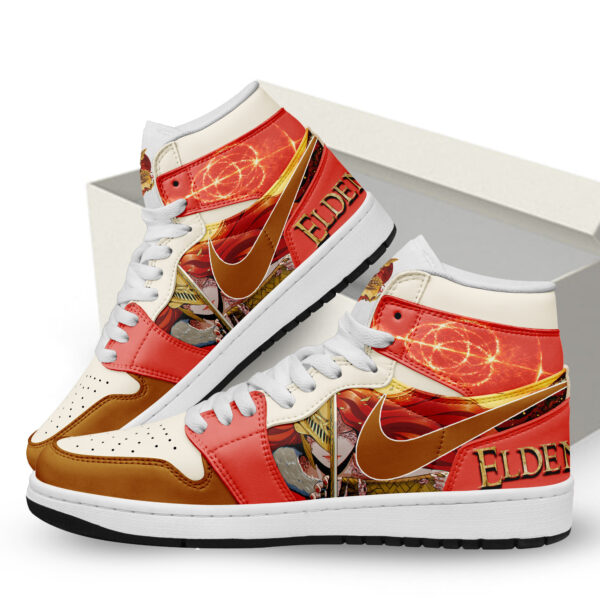 Tubopro Elden Ring AJ1 High Sneakers Shoes For Men And Women - Image 3