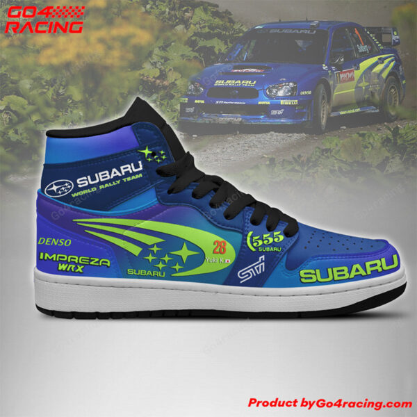 Tubopro Elfyn Evans Toyota Gazoo AJ1 High Sneakers Shoes For Men And Women - Image 3