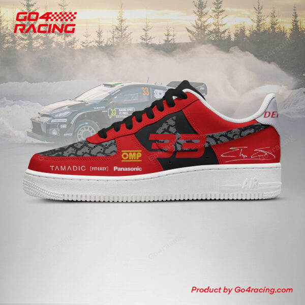 Tubopro Elfyn Evans Toyota Gazoo025 Air Low-Top Sneakers Shoes For Men And Women - Image 2