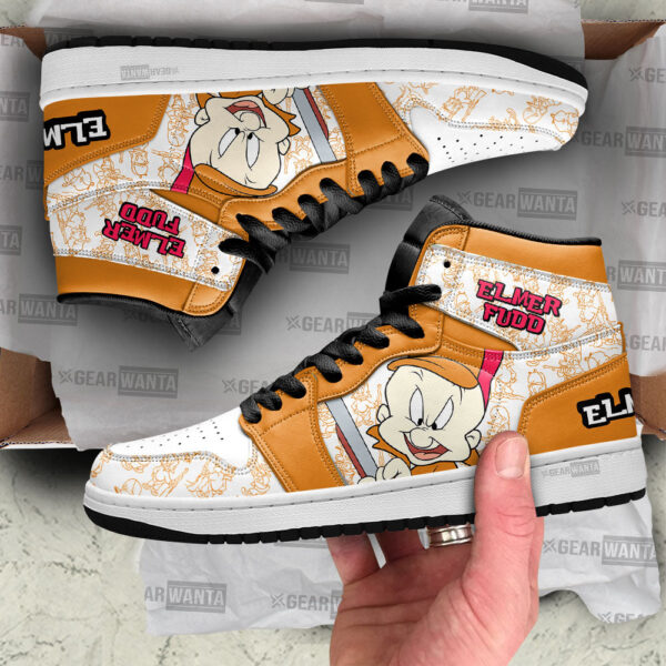 Tubopro Elmer Fudd AJ1 High Sneakers Shoes For Men And Women - Image 2