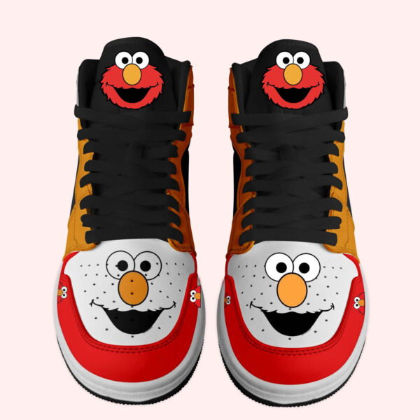 Tubopro Elmo Ernie AJ1 High Sneakers Shoes For Men And Women - Image 2