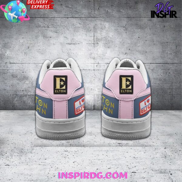 Tubopro Elton John Air Low-Top Sneakers Shoes For Men And Women - Image 3