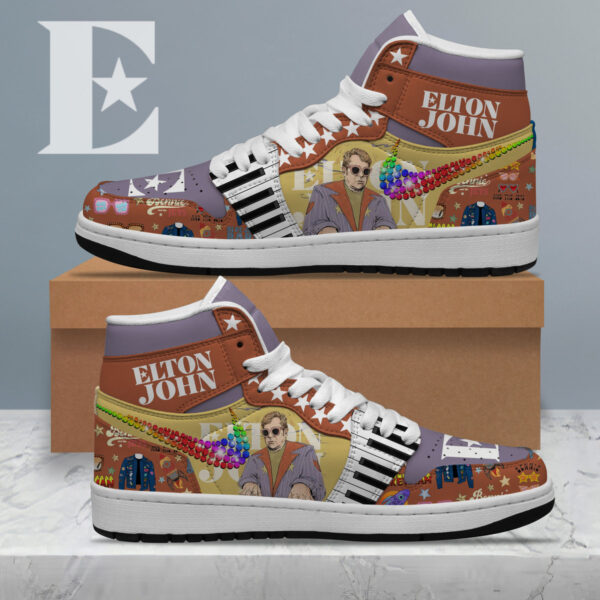 Tubopro Elton John AJ1 High Sneakers Shoes For Men And Women