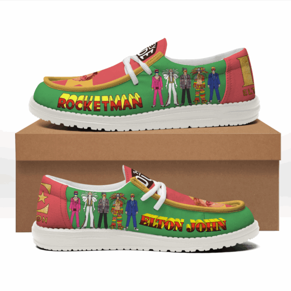 Tubopro Elton John Personalized Hey Dude Shoes For Men And Women - Image 2
