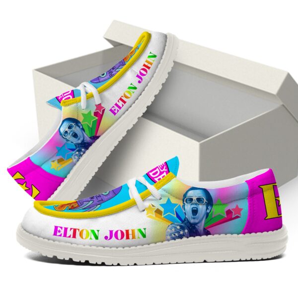 Tubopro Elton John Personalized Hey Dude Shoes For Men And Women - Image 4