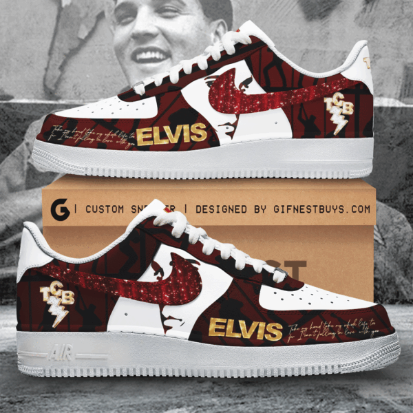 Tubopro Elvis Presley Air Low-Top Sneakers Shoes For Men And Women