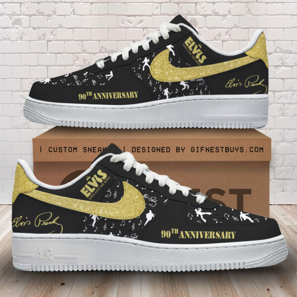 Tubopro Elvis Presley Air Low-Top Sneakers Shoes For Men And Women