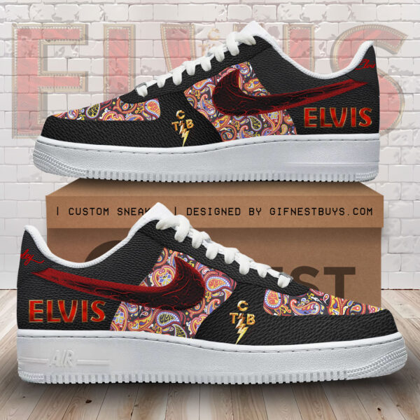 Tubopro Elvis Presley Air Low-Top Sneakers Shoes For Men And Women