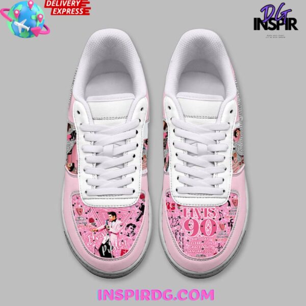 Tubopro Elvis Presley Air Low-Top Sneakers Shoes For Men And Women - Image 2