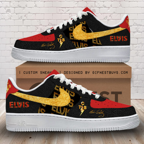 Tubopro Elvis Presley Air Low-Top Sneakers Shoes For Men And Women