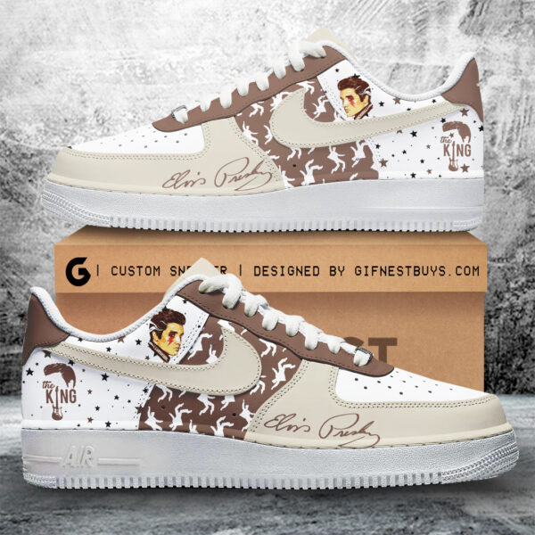 Tubopro Elvis Presley Air Low-Top Sneakers Shoes For Men And Women