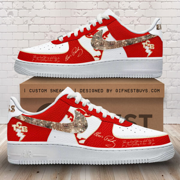 Tubopro Elvis Presley Air Low-Top Sneakers Shoes For Men And Women