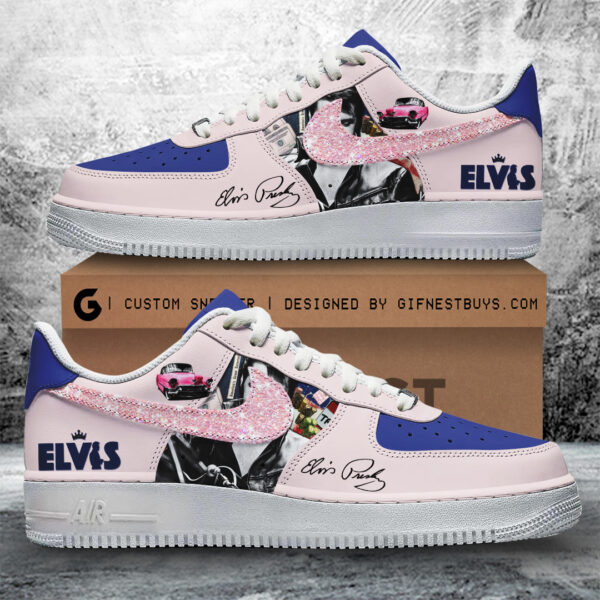 Tubopro Elvis Presley Air Low-Top Sneakers Shoes For Men And Women